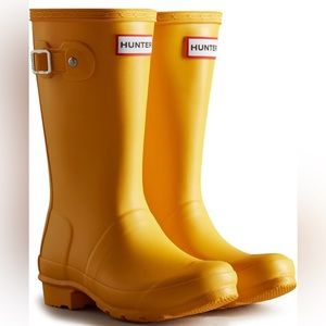 *NIB* Hunter Kid’s Original Rain Boots in Yellow Size 13